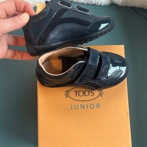 Tod's Junior Dark Blue Baby Shoes size 22 new
